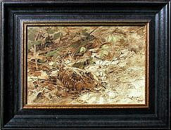 Woodcock painting