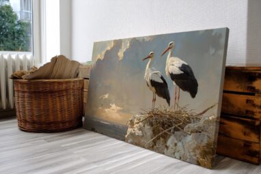 Cigüeñas en los Altos del Guadiana - Extremadura