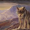 Wolf painting - Wolves paintings