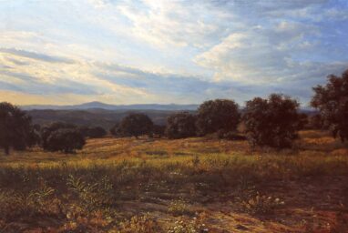 Querceti iberici al tramonto