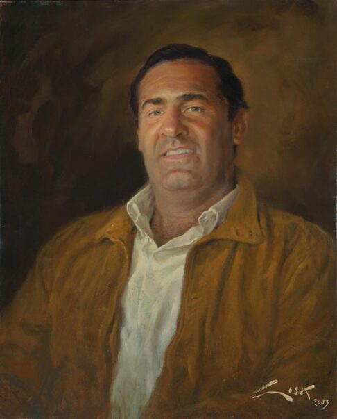 José Ramón - retrato al óleo