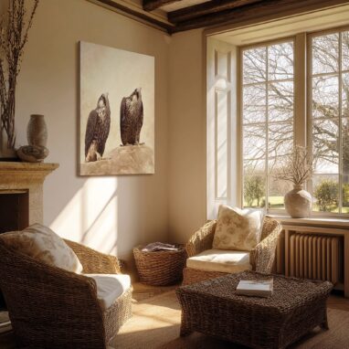 halcones de halcon peregrino - cuadros