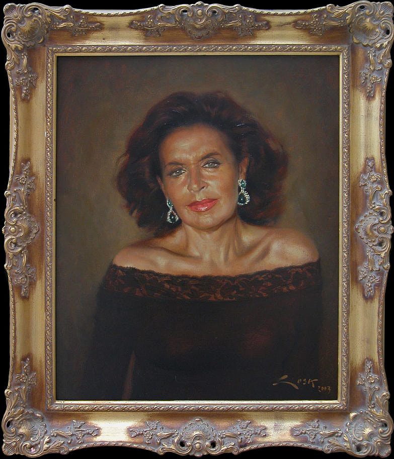 Oil portrait - Portrait of Coqui - Manuel Sosa