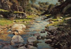 Sotillos river painting